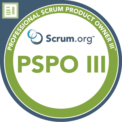 Badge Professional Scrum Product Owner™ III